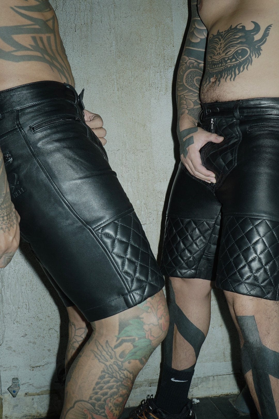 INFIERNO LEATHER SHORTS