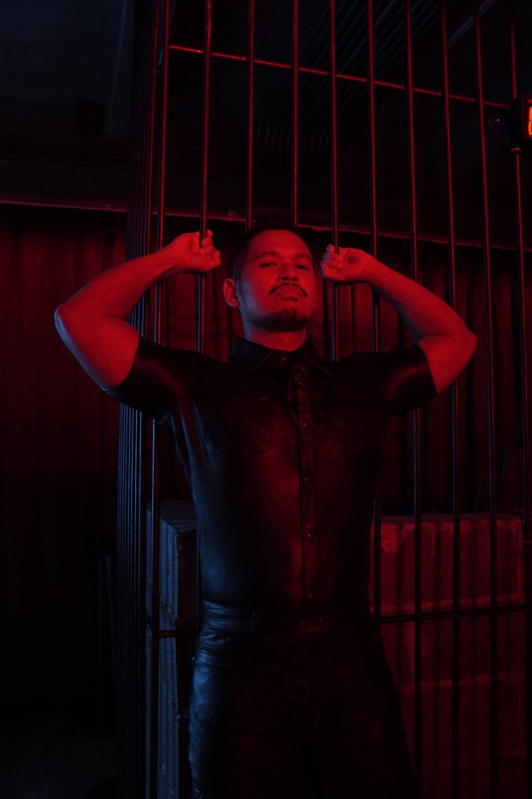 INFIERNO LEATHER SHIRT