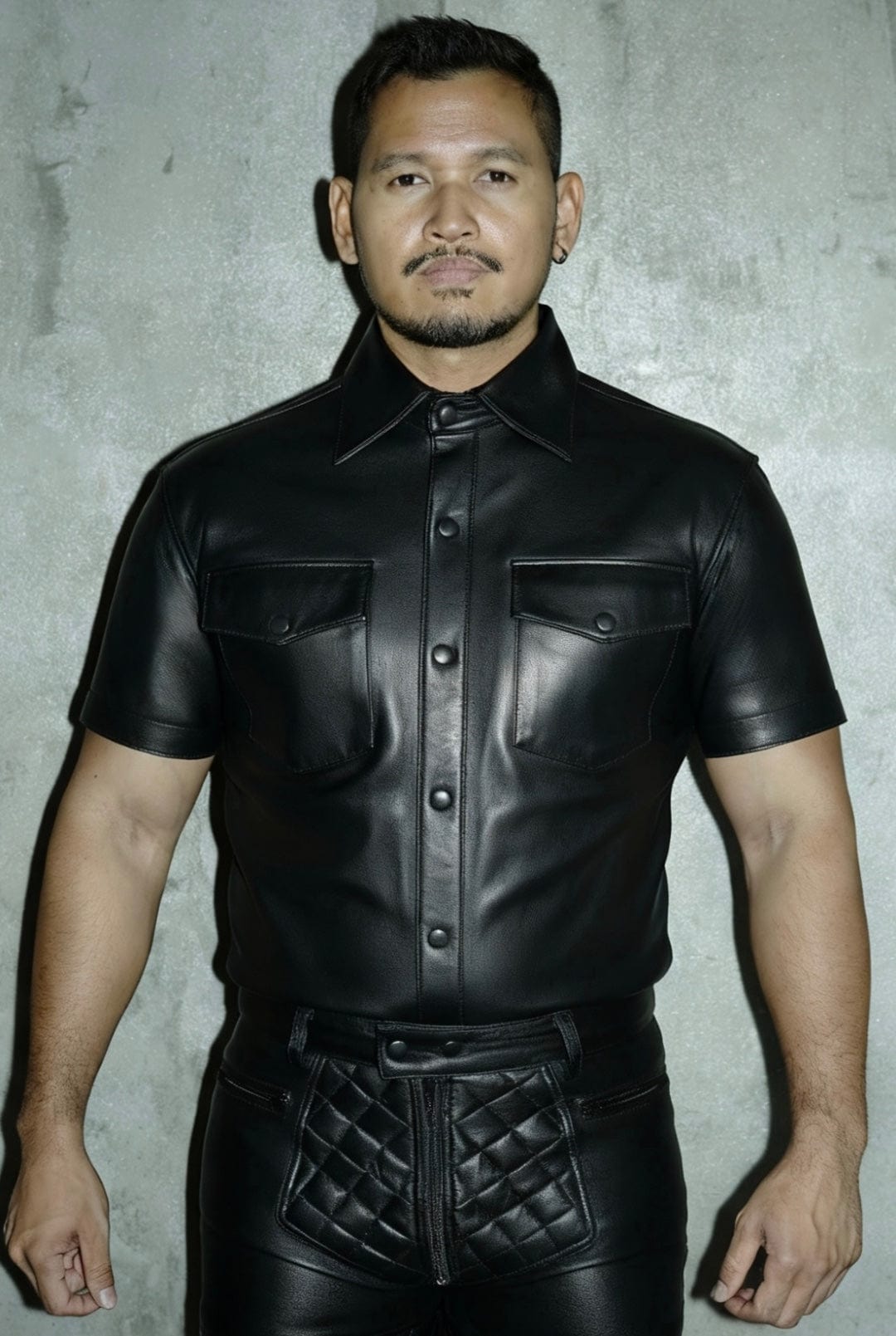 INFIERNO LEATHER SHIRT
